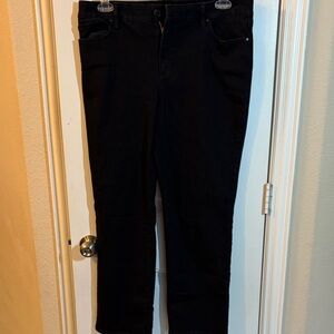 Bandolino Black Straight Leg Jeans